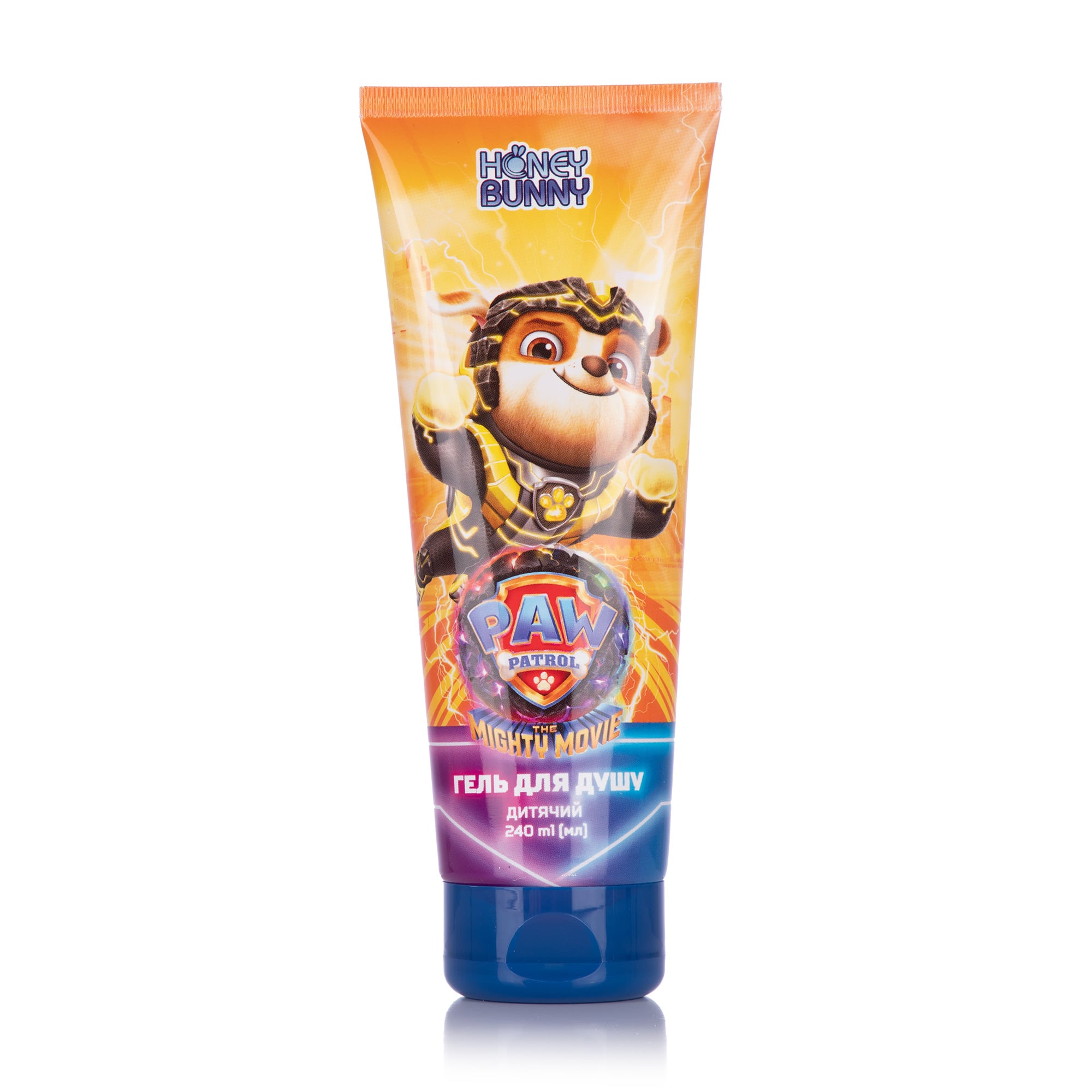 Дитячий гель для душу Honey Bunny Paw Patrol Щенячий патруль, з ароматом мультифрукт, 240 мл