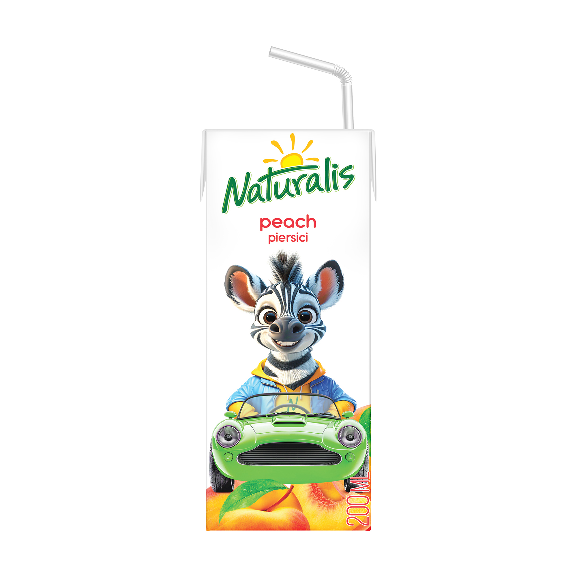 Нектар Naturalis Персиковий, 200 мл